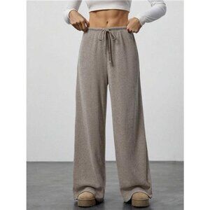 Relaxed Fit Wide Leg Pants